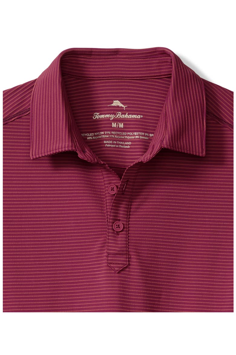 Costa Wave Seersucker Stripe IslandZone® Polo, Alternate, color, NIGHT FLOWER