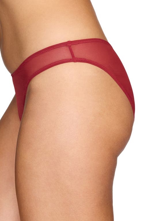 Cuup The Mesh Bikini In Scarlet
