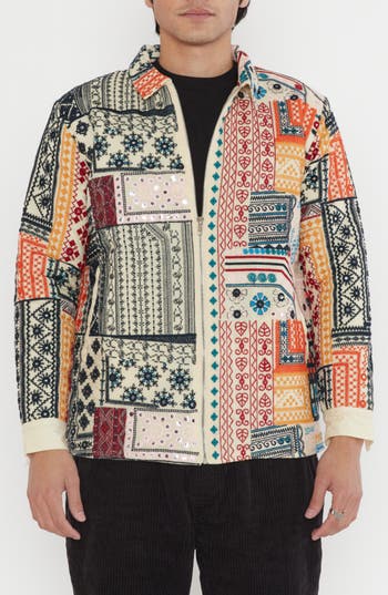 Raga Man Anaya Embellished Patchwork Jacket