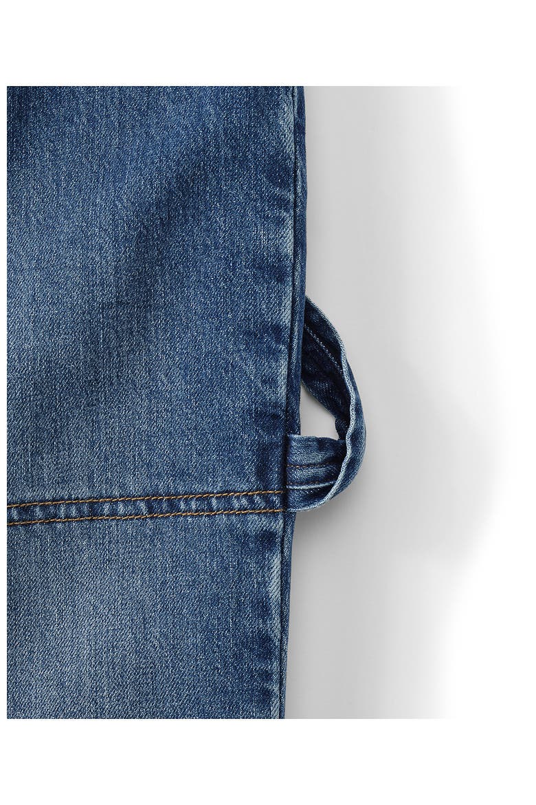 Plus Size Soft Denim High Rise Rail Straight Leg Utility Jeans, Alternate, color, Indigo Tide Blue