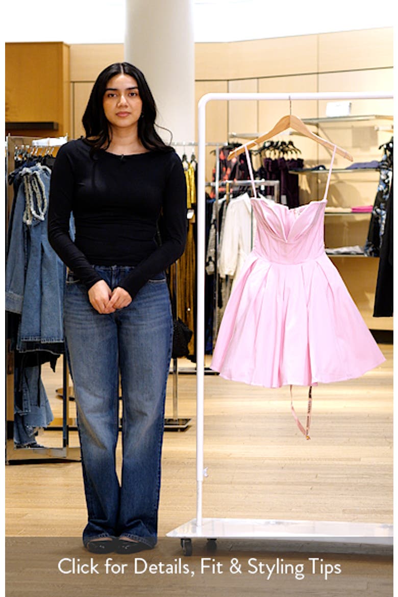 Mar Strapless Corset Fit & Flare Minidress video