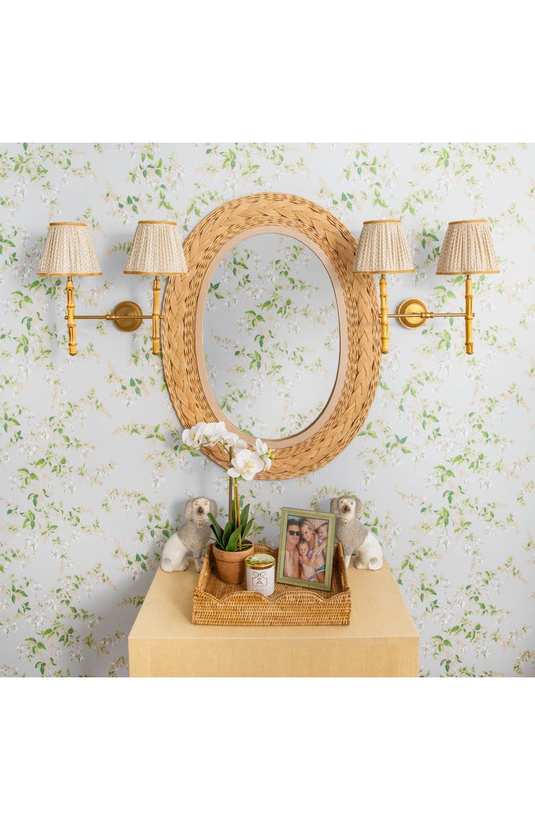 Mrs. Alice Wooden Rechargeable Double Wall Light, Alternate, color, Neutral