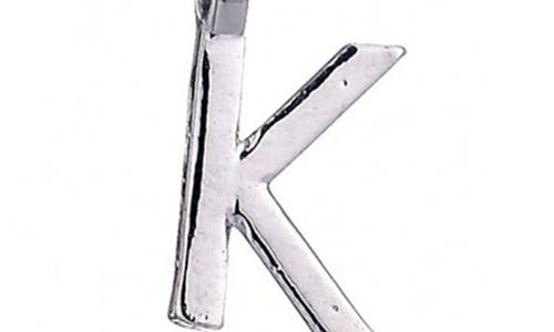 Adornia Initial Pendant Layered Chain Necklace In Silver