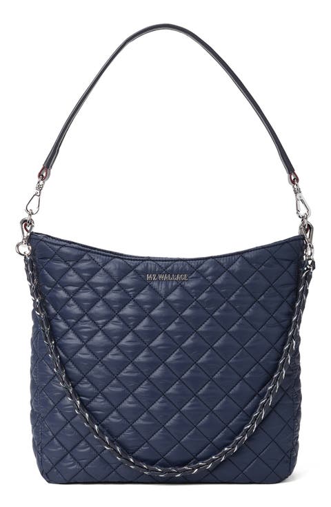 Crosby Hobo Leather Trim