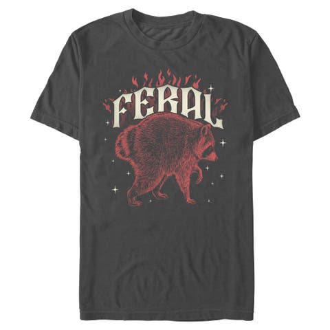 Men's Feral Jimothy the Raccoon Short Sleeve T-Shirt