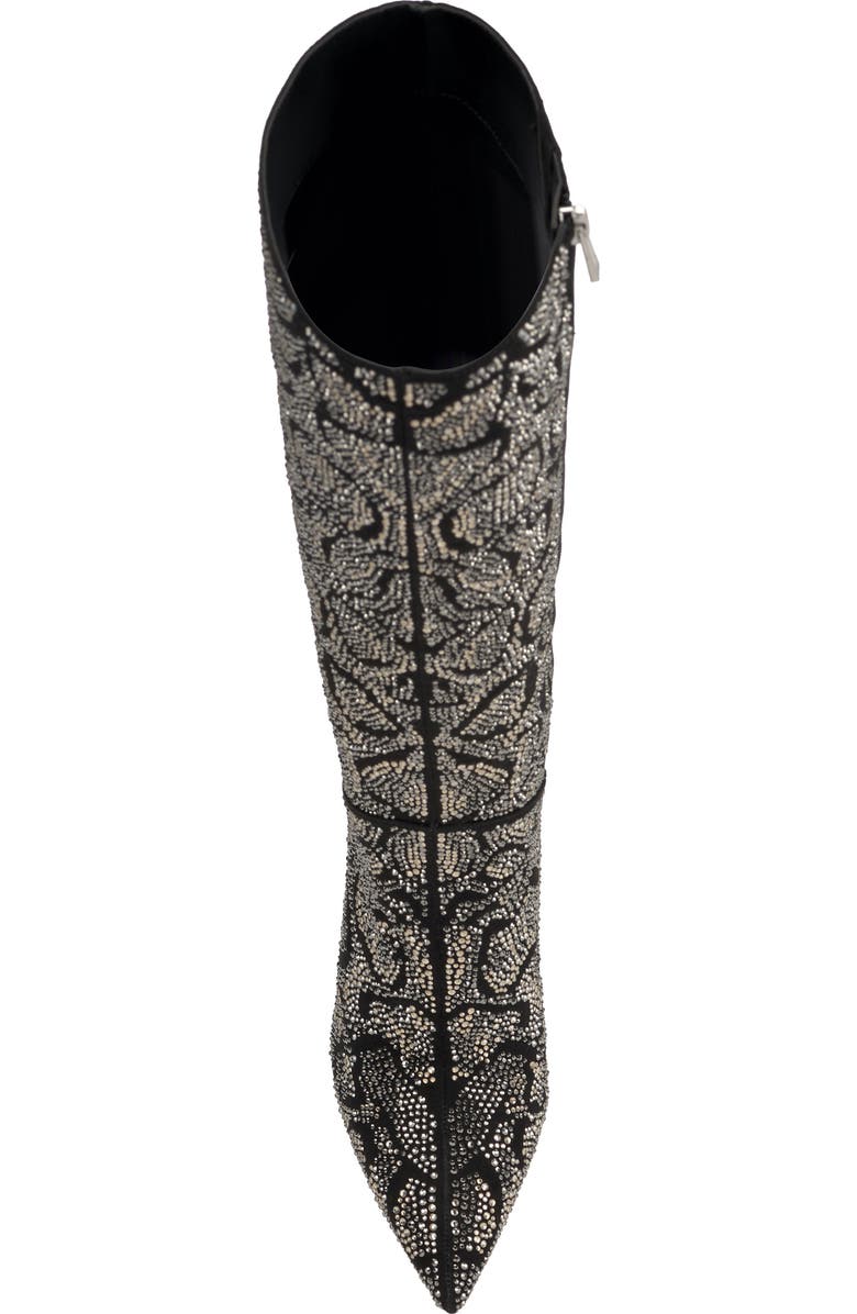 Jessica Simpson Lovieinn2 Knee High Boot, Alternate, color, Black Silver Leopard