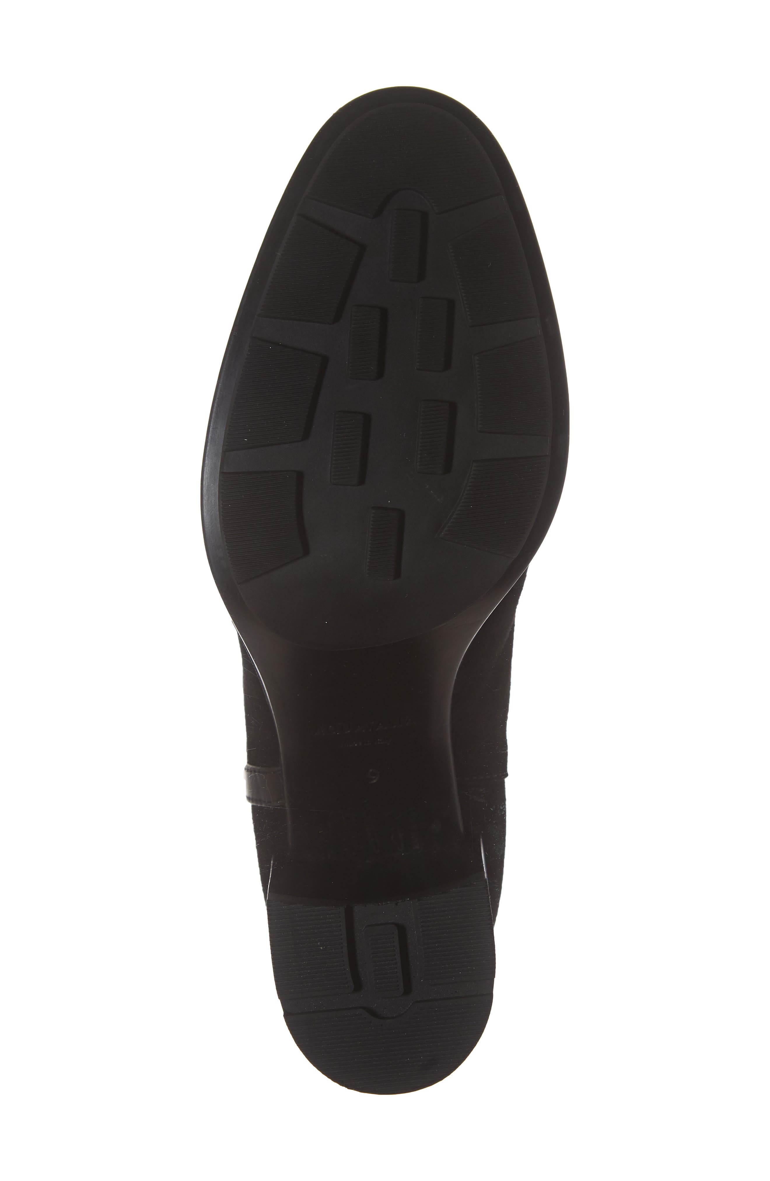 Isolda Genuine Shearling Weatherproof Boot, Alternate, color, BLACK