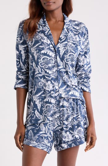 Moonlight Eco Long Sleeve Stretch Modal Short Pajamas