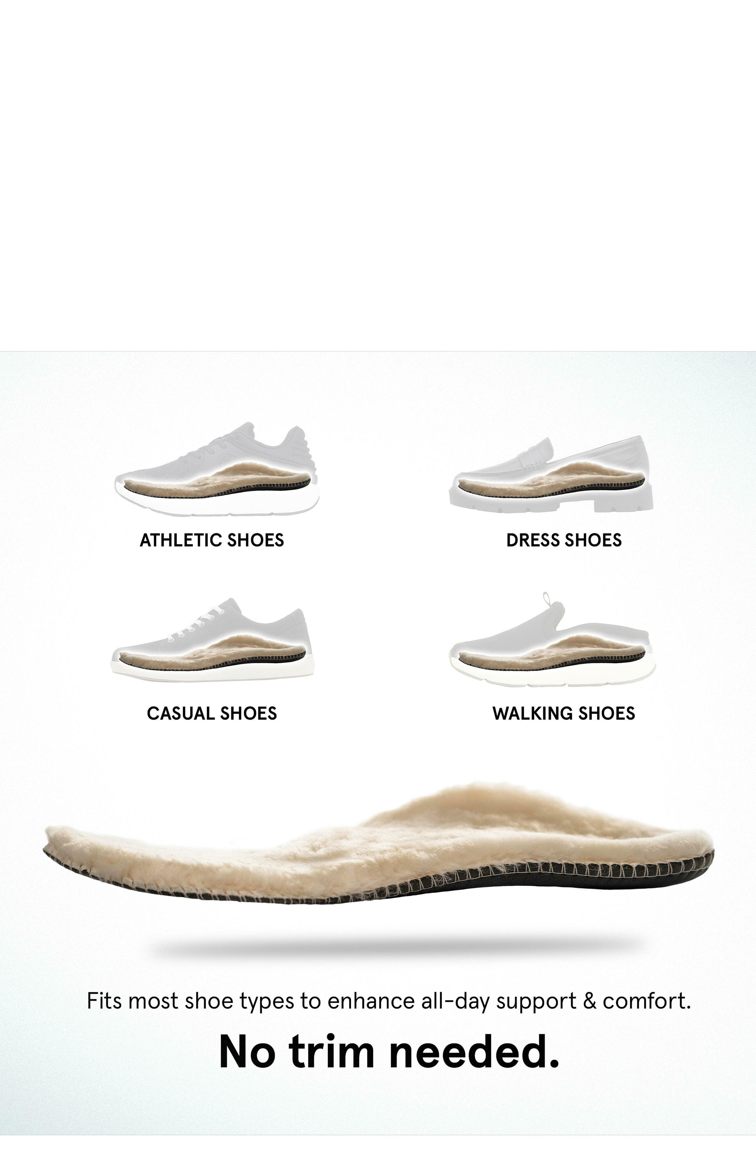 Genuine Wool Orthotic Womens Metatarsal, Alternate, color, Tan