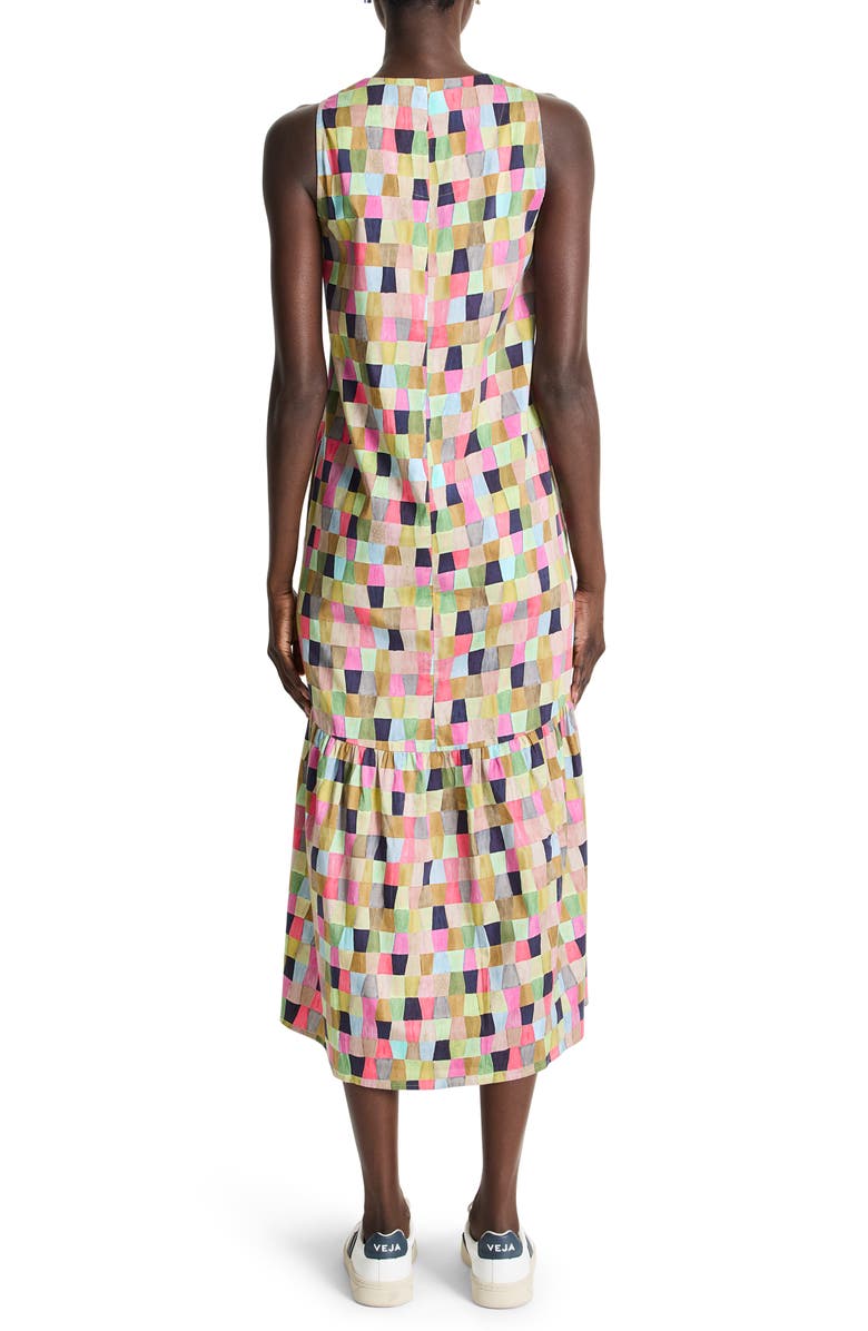 NIC+ZOE Cece Colorfield Sleeveless Stretch Cotton Dress, Alternate, color, 