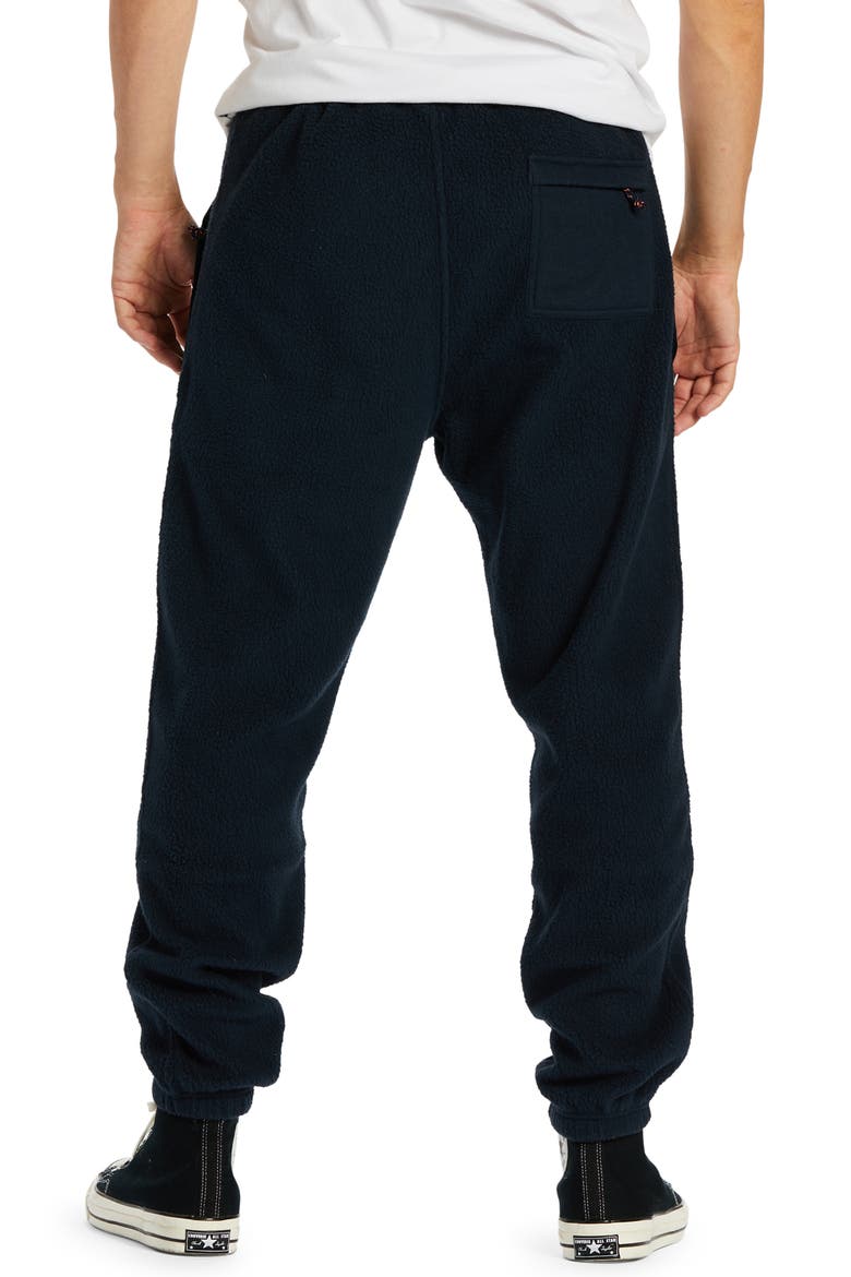 Boundary Belted Polar Fleece Trail Pants, Alternate, color, NAVY