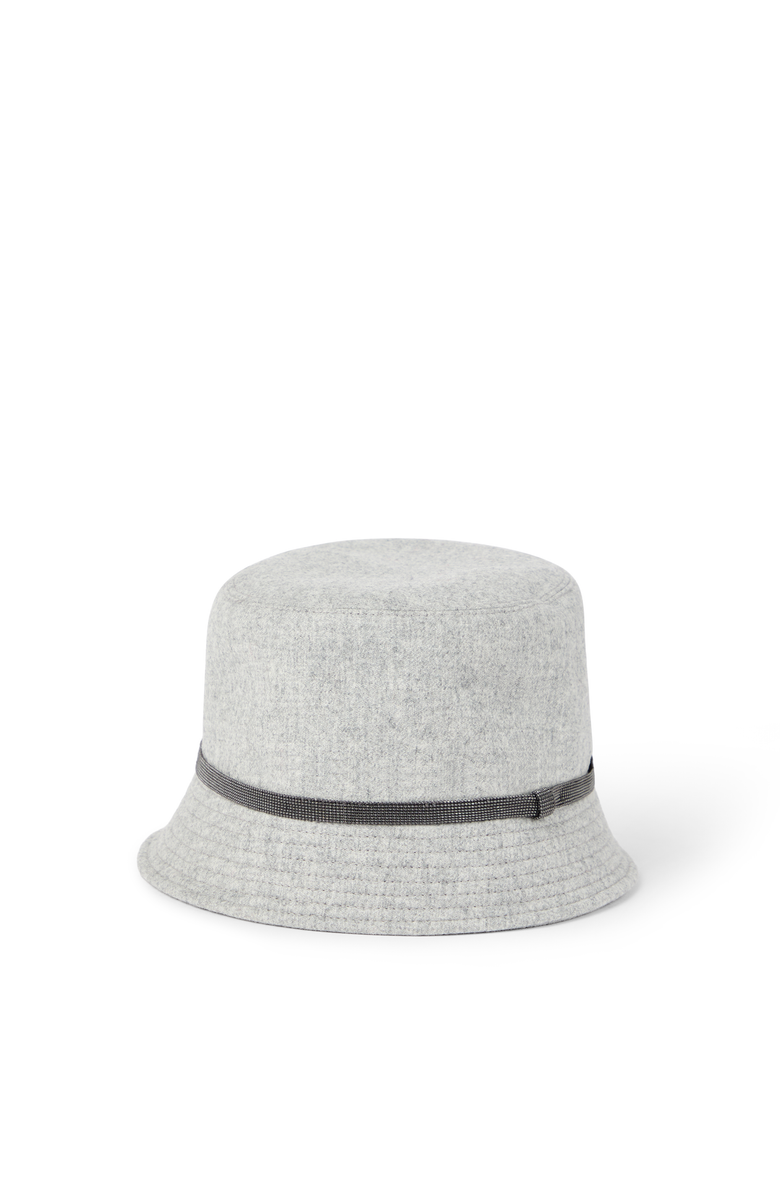 Brunello Cucinelli Bucket hat, Main, color, Light Grey