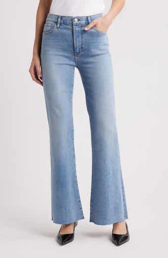 FRAME The Icon Raw Hem Flare Jeans