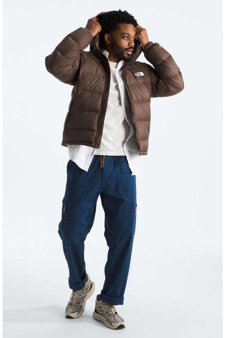 Hydrenalite 600 Fill Power Down Hooded Jacket, Alternate, color, SMOKEY BROWN