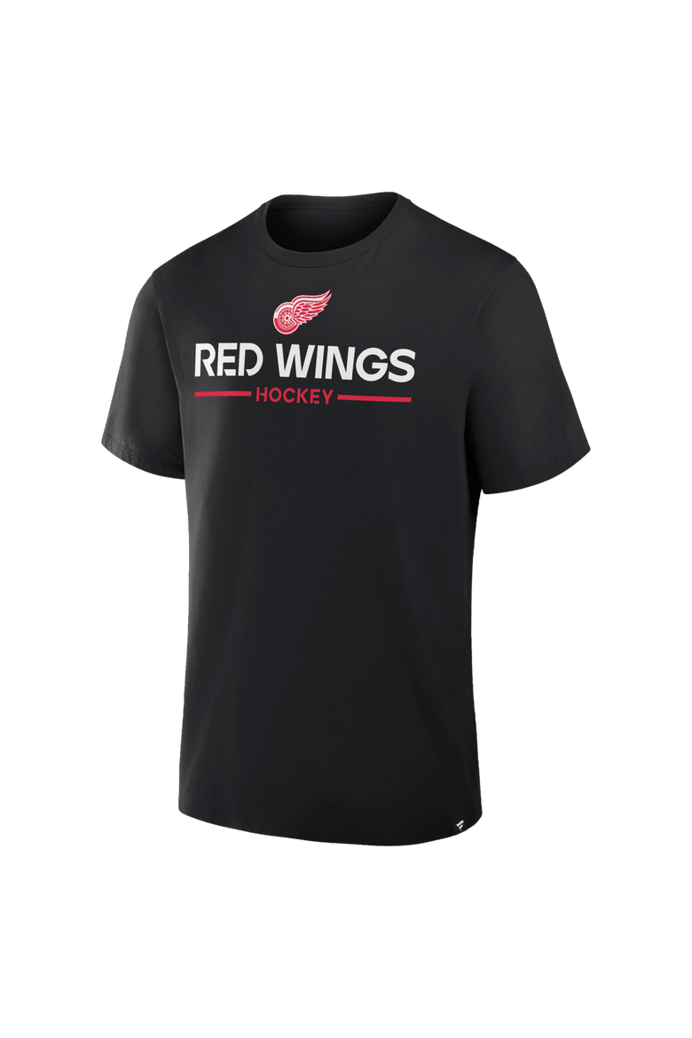 Men's Fanatics Black Detroit Red Wings Authentic Pro Primary T-Shirt, Alternate, color, Black