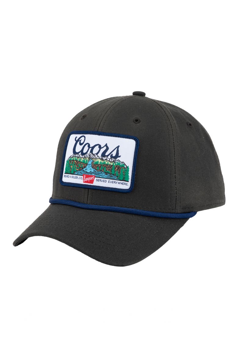 Waxed Cotton Snap Back Hat, Main, color, OLIVE