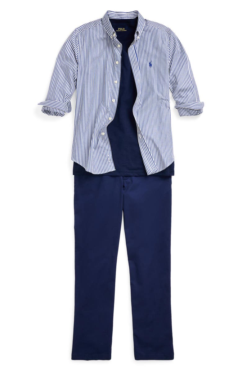 Polo Ralph Lauren Kids' Cotton Jersey T-Shirt, Alternate, color, Cruise Navy