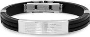 STEELTIME Men's Lord's Prayer ID Bracelet