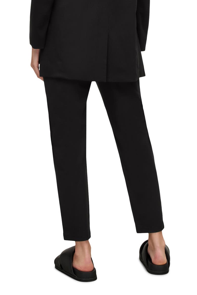 Aleida Jersey Crop Pants, Alternate, color, BLACK