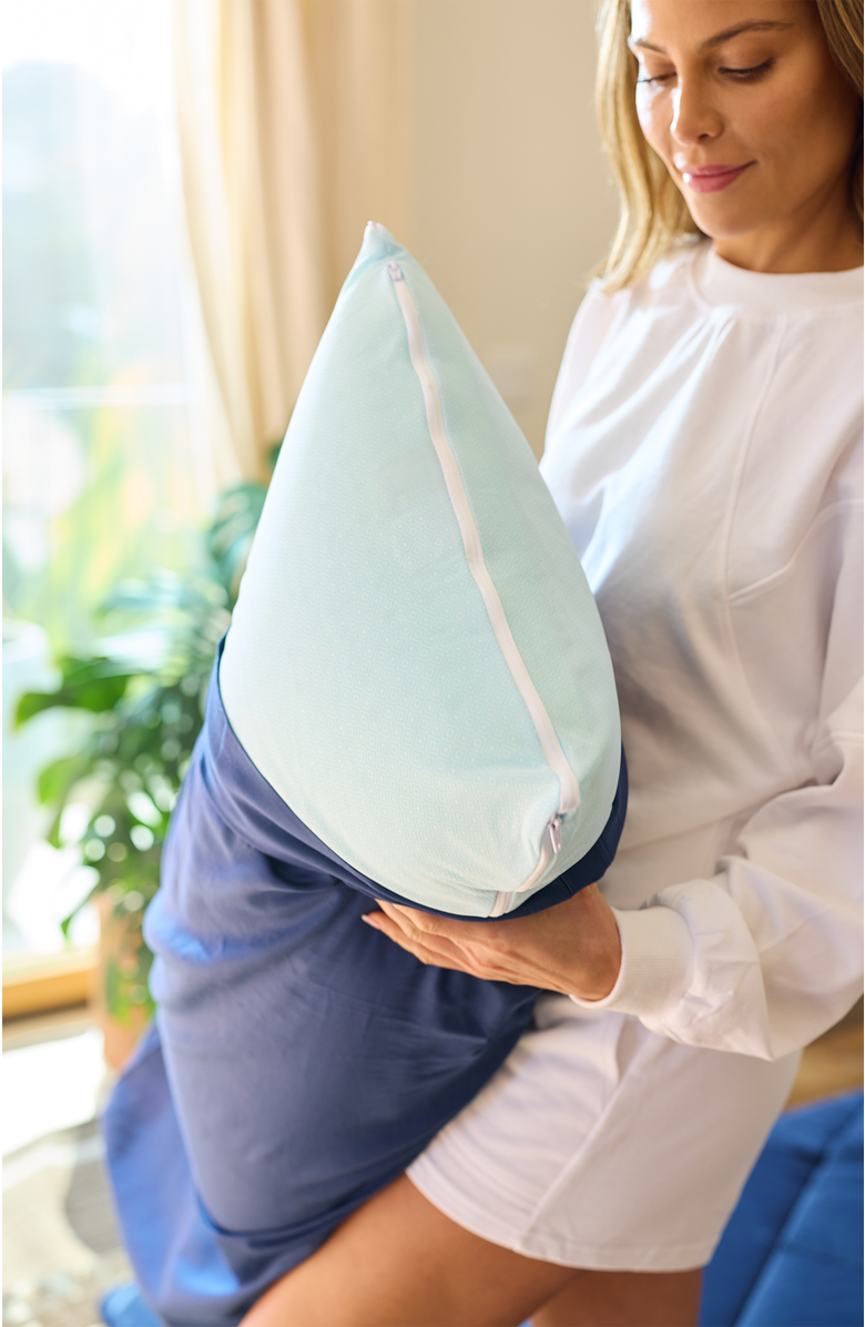 Slumber Cloud Adjustable UltraCool Pillow, Alternate, color, Glacier