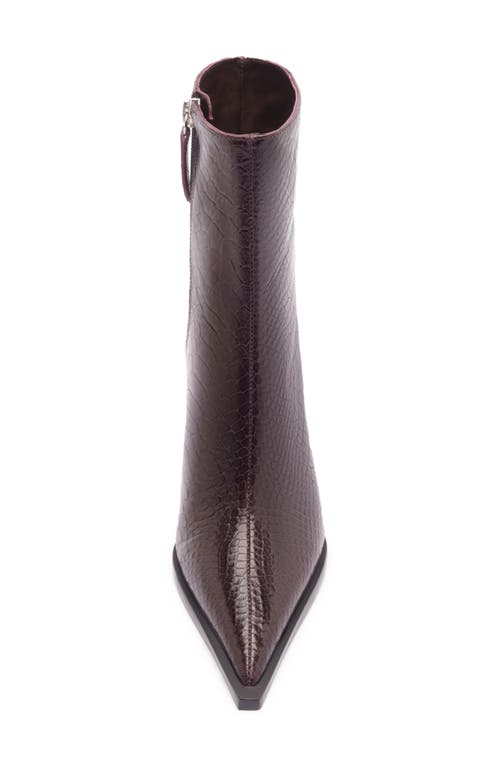 Schutz Mary Stiletto Boot In Brown