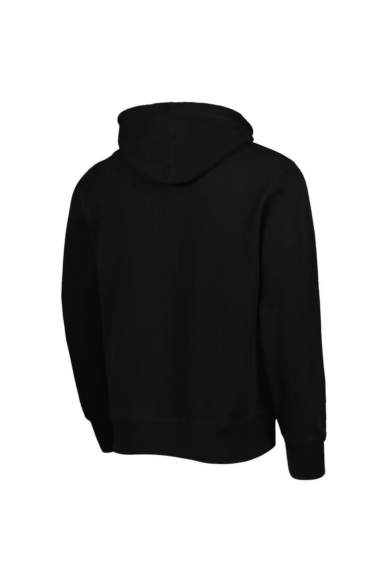 Men's '47 Black Brooklyn Nets 10th Anniversary Headline Pullover Hoodie, Alternate, color, Black