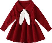 Ashmi & Co. Yara Long Sleeve Cotton Sweater Dress