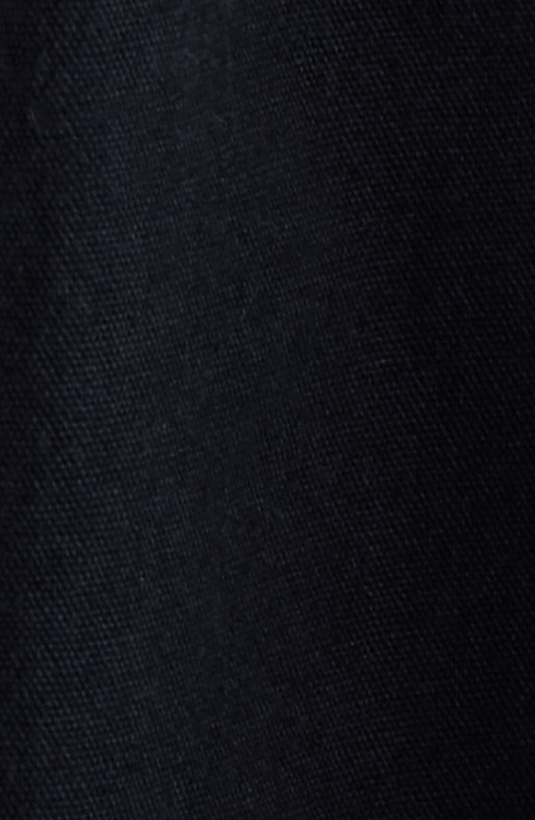 Isabel Marant Cubraly Ruffle Cotton Button-Up Shirt, Alternate, color, Black