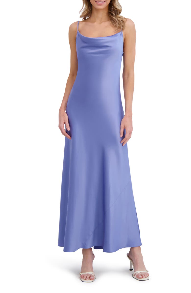 Ted Baker Satin Maxi Slipdress, Main, color, 