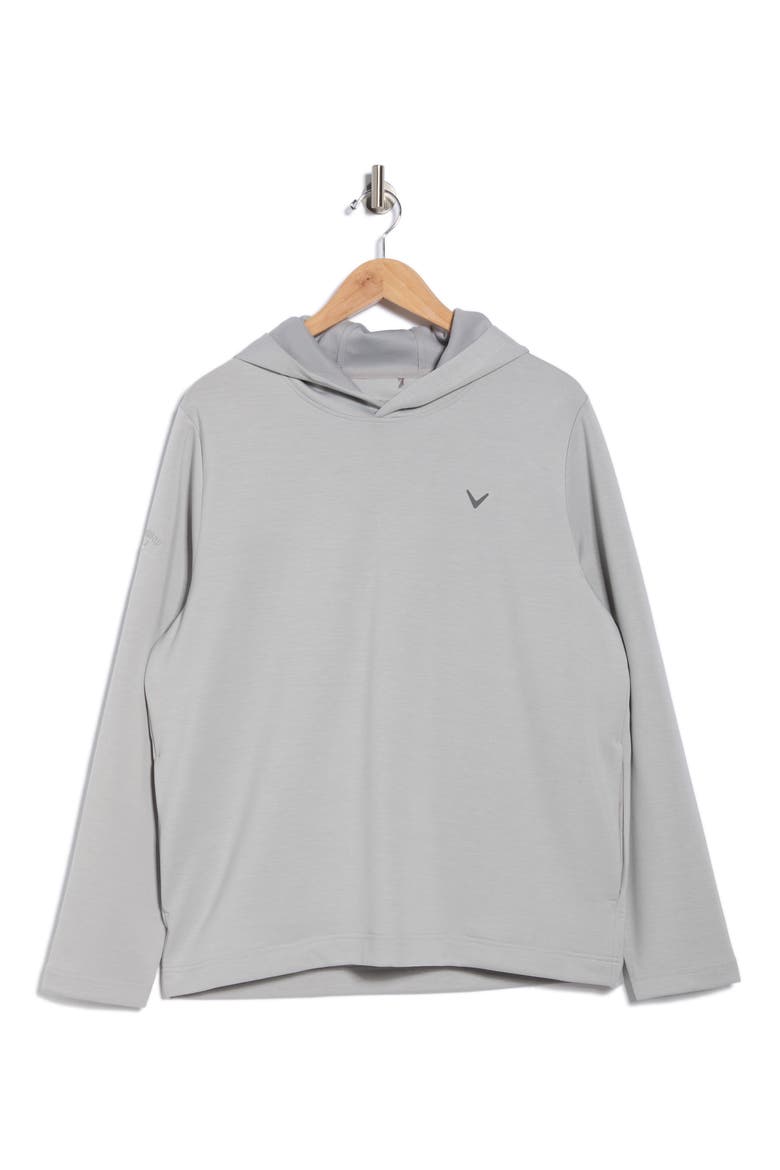 Heathered Hooded Pullover, Alternate, color, CONCRETE HEATHER