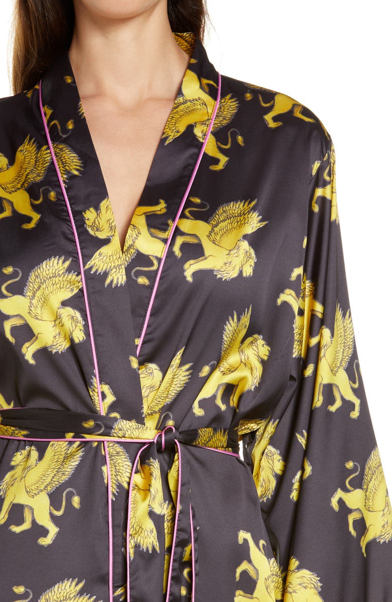 KILO BRAVA Satin Robe, Alternate, color,