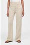 Patch Pocket Linen Flare Pants