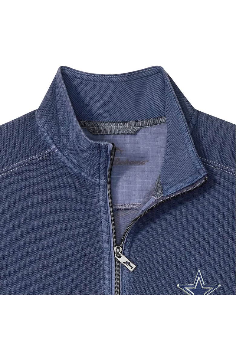 Men's Tommy Bahama  Navy Dallas Cowboys Sport Tobago Half-Zip Pullover, Alternate, color, Navy