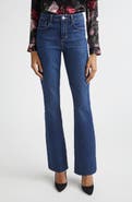 L'AGENCE Ruth Raw Hem Straight Leg Jeans