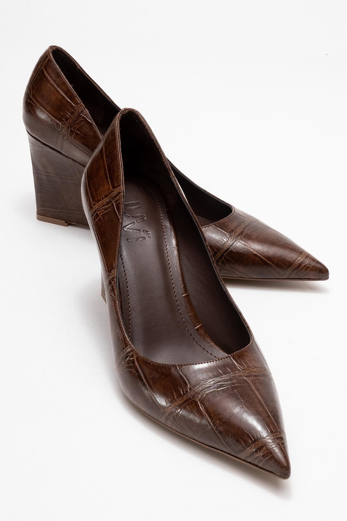 Puera Pointed Toe Wedge Pump - image 4