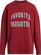 Favorite Daughter Collegiate Cotton Blend Sweatshirt