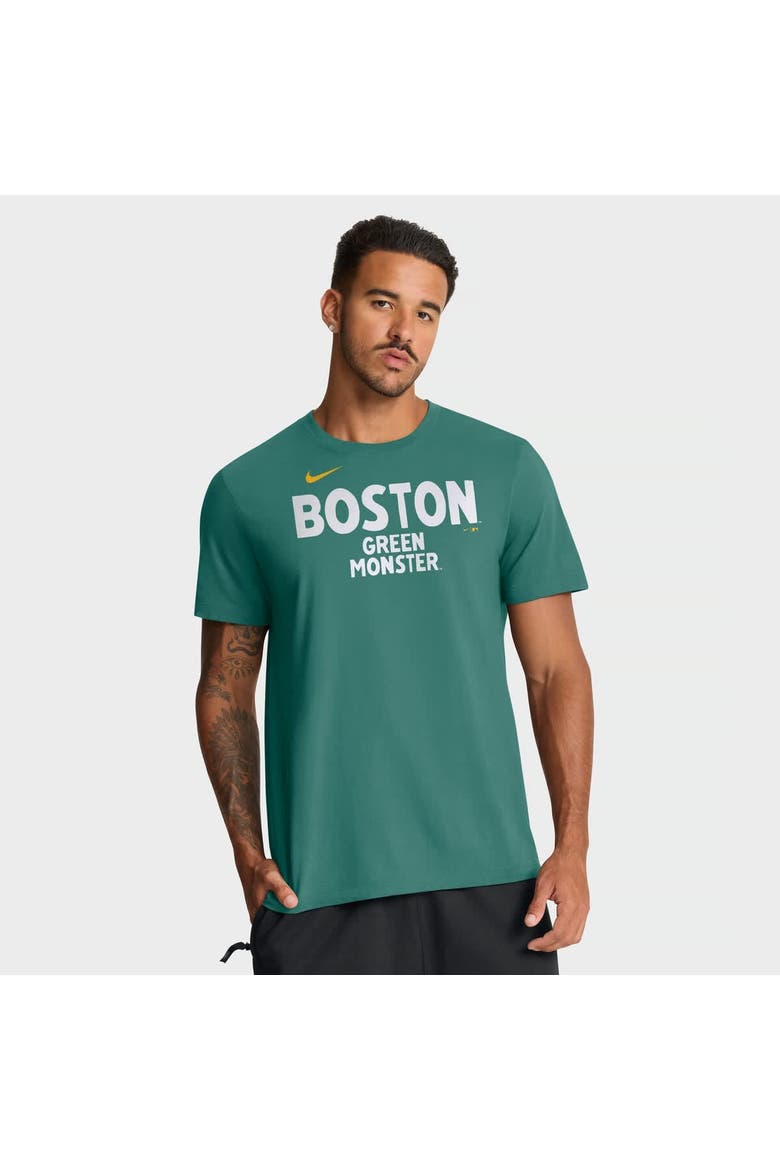 Men's Nike Green Boston Red Sox City Connect Wordmark T-Shirt, Main, color, Green