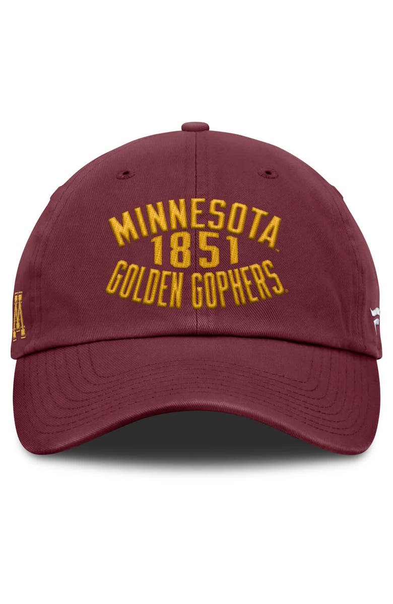 FANATICS Men's Fanatics Maroon Minnesota Golden Gophers Archer Adjustable Hat, Alternate, color, Maroon