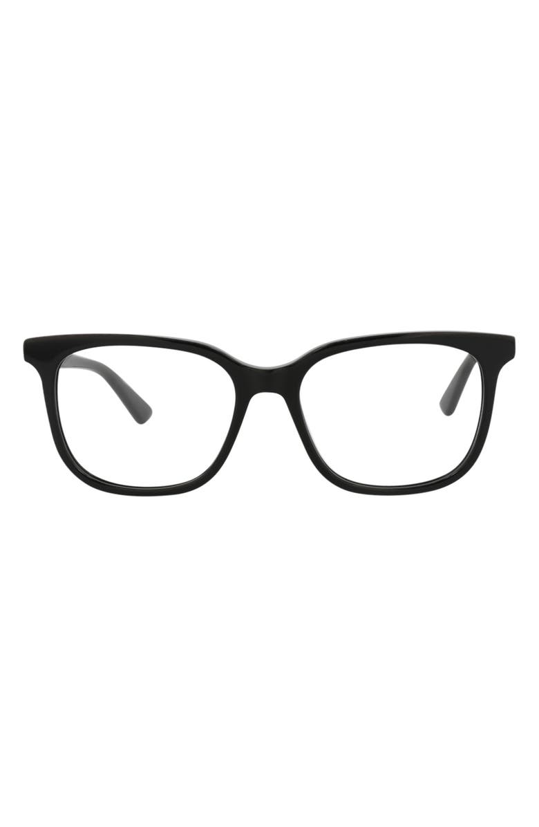 McQueen 52mm Square Optical Glasses, Main, color, 