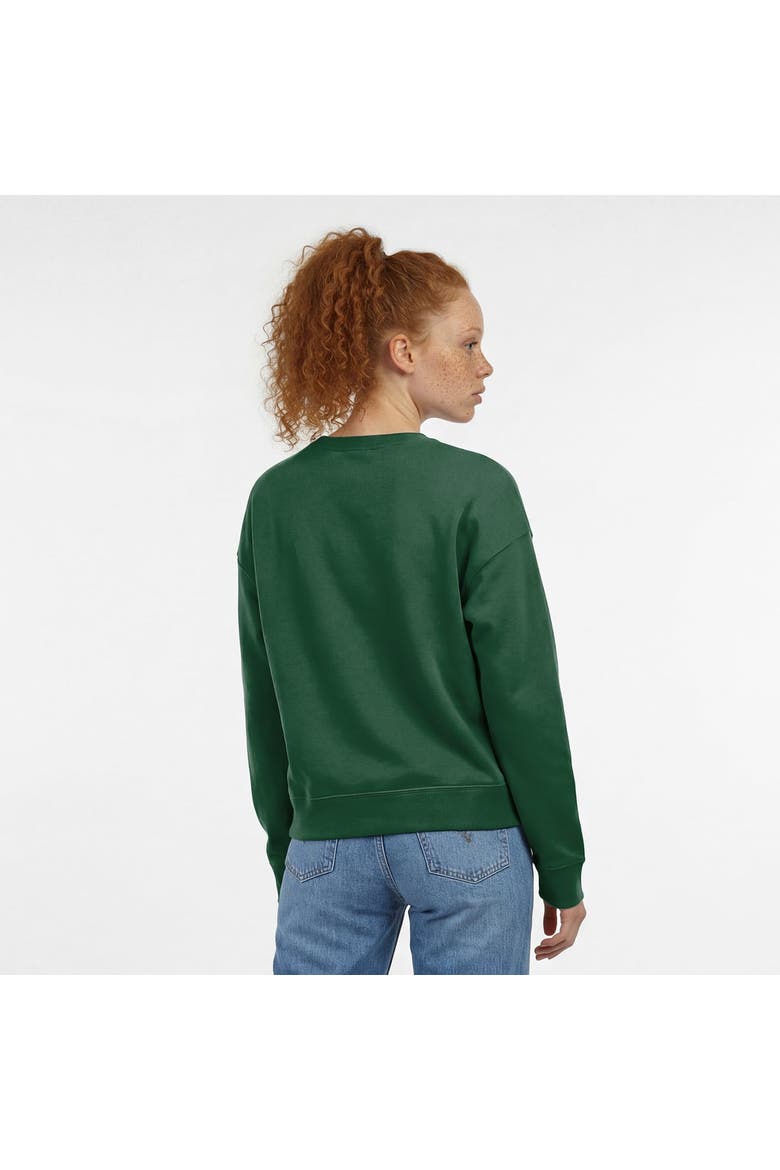Women's Champion  Green Green Bay Packers Powerblend Fleece Sweatshirt, Alternate, color, Green