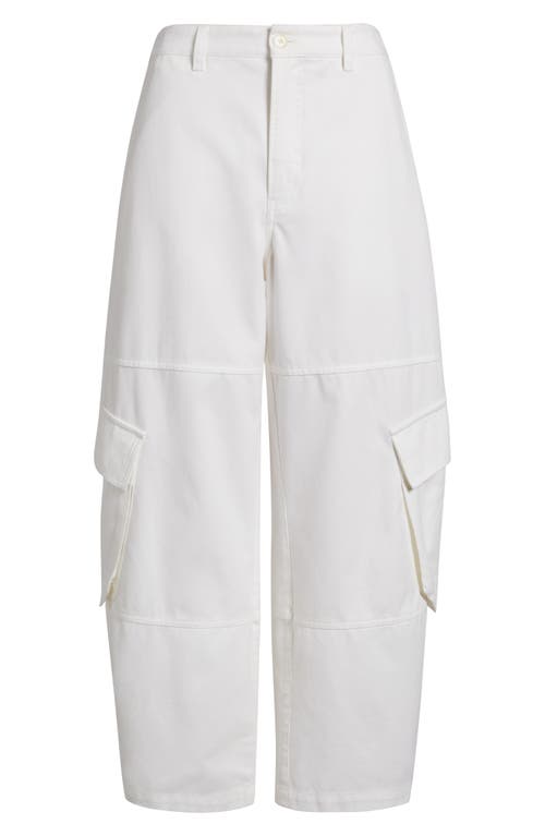 Frame The Bubble Cargo Pants In White