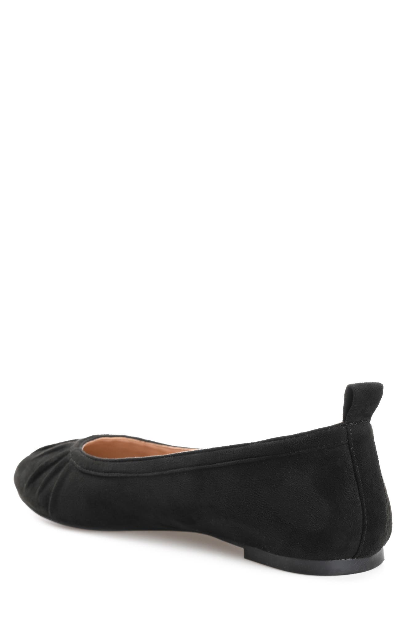 Journee Collection Tannya Flat, Alternate, color, Black
