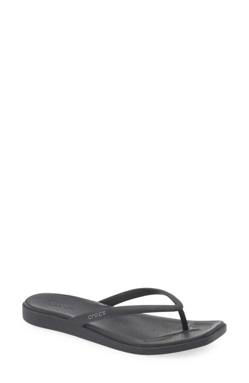 Crocs Miami Flip Flop In Black
