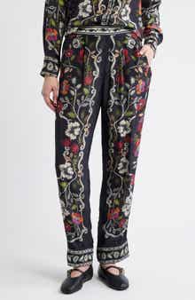 FARM Rio Rococco Floral Straight Leg Pants
