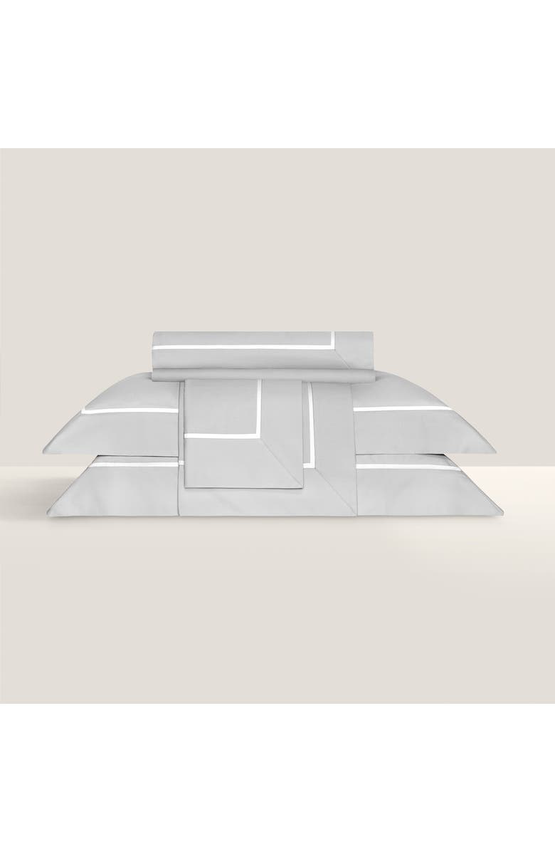 Togas Plaza Duvet Cover, Alternate, color, Grey