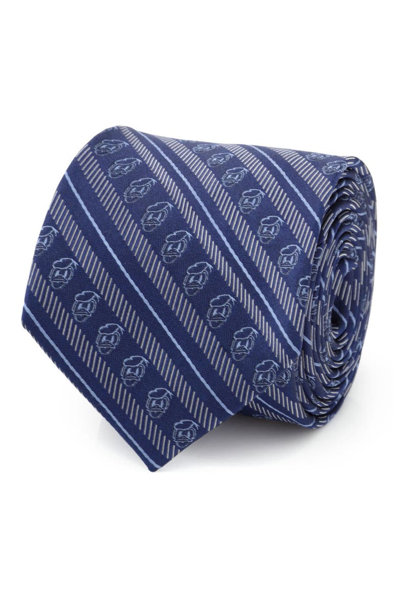 x Disney Donald Duck Stripe Silk Tie, Alternate, color, BLUE