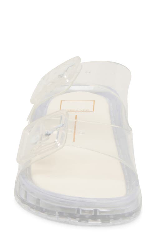Shop Dolce Vita Julio Jelly Sandal In Crystal Vinyl