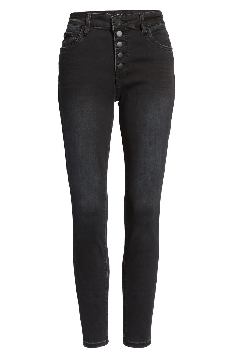 KUT from the Kloth Donna High Waist Button Fly Jeans, Alternate, color, 