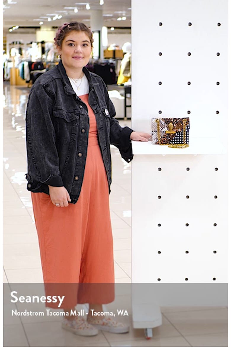Mini Kensington Genuine Calf Hair Mixed Media Crossbody Bag video