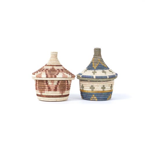 Maadili Collective Star Petal Coffee Basket ~ Cultivate Collection In Brown